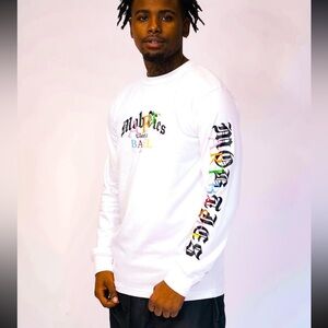 Mob Ties Clothing size Small long sleeve unisex white